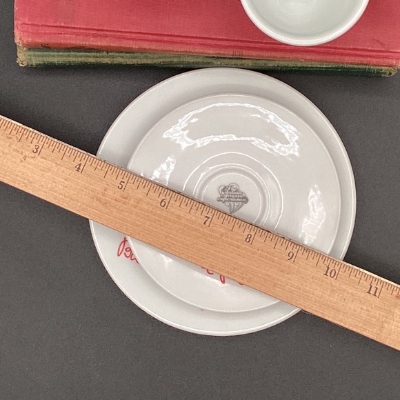 LavAzza Cappaccino and Espresso Cup and Saucer limited edition kiss me, baby - Picture 9 of 9